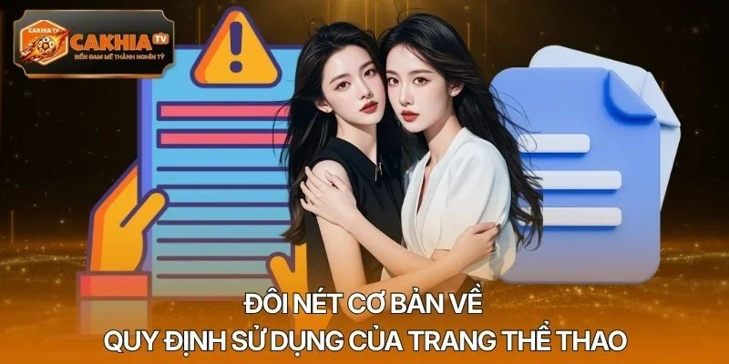Đôi nét cơ bản về quy định sử dụng của trang thể thao