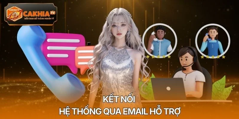 Kết nối hệ thống qua email hỗ trợ