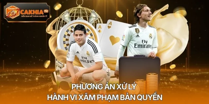 Phương án xử lý hành vi xâm phạm bản quyền