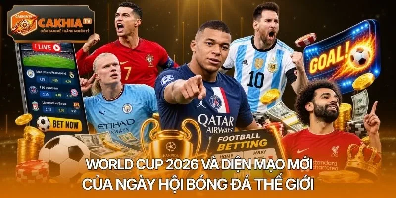 World Cup 2026 và diện mạo mới của ngày hội bóng đá thế giới